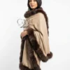 Plain Pashmina Fur Shawl Plain Pashmina Fur Shawl