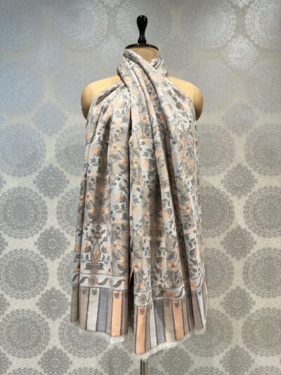 Pashmina Kani Shawl For Women With Floral Design