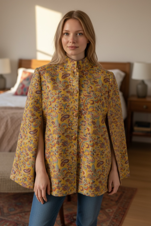 Women's Kani Design Cape Coat