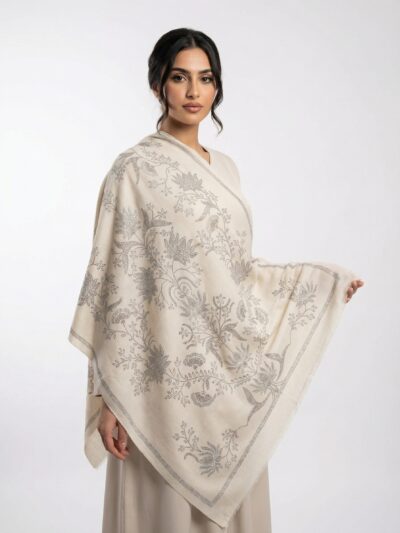 Pashmina Shawl With Swarovski Embellishments All-Over