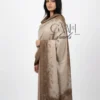 Pashmina Shawl With Floral Swarovski Border Design