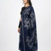 Pashmina Shawl With Paisley Swarovski Embedded Design Pashmina Shawl With Paisley Swarovski Embedded Design