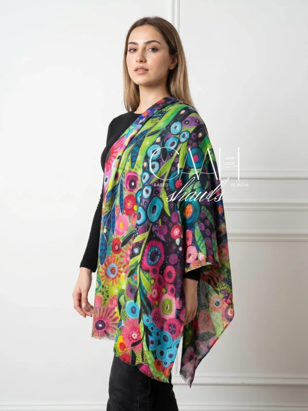 Cashmere Digital Printed Shawl