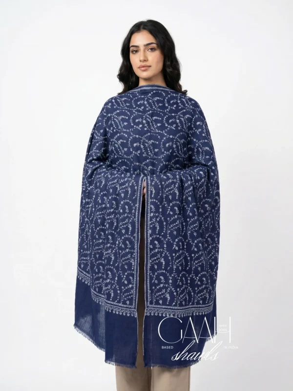 100% Pure Pashmina Hand Embroidered Shawl