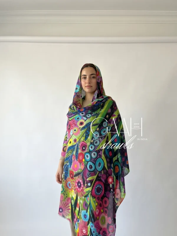 Cashmere Digital Printed Shawl