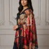 Digital Print Swarovski Pashmina Lace Shawl Digital Print Swarovski Pashmina Lace Shawl