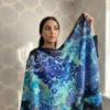 Printed Swarovski Lace Pashmina Shawl Printed Swarovski Lace Pashmina Shawl