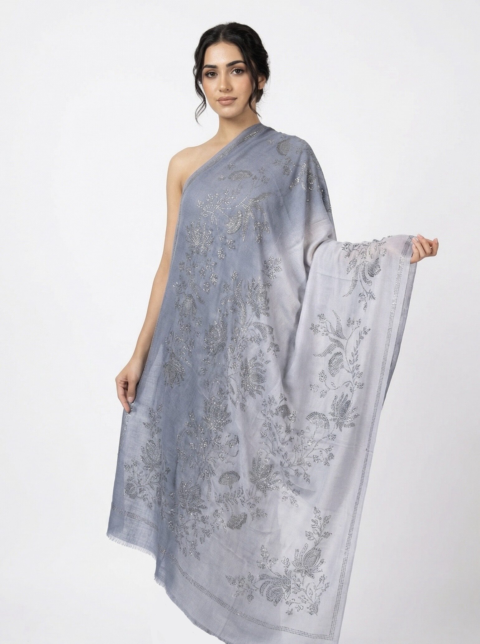 Pashmina Shawl With Crystal