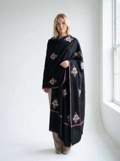 pure pashmina sozni embroidered shawl