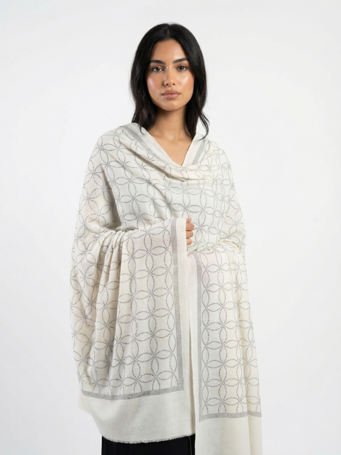 All-Over Swarovski Pashmina Shawl