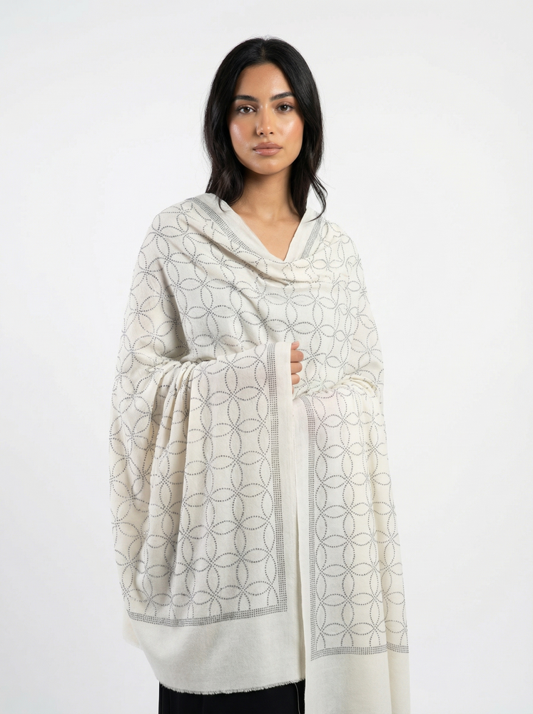 All-Over Swarovski Pashmina Shawl