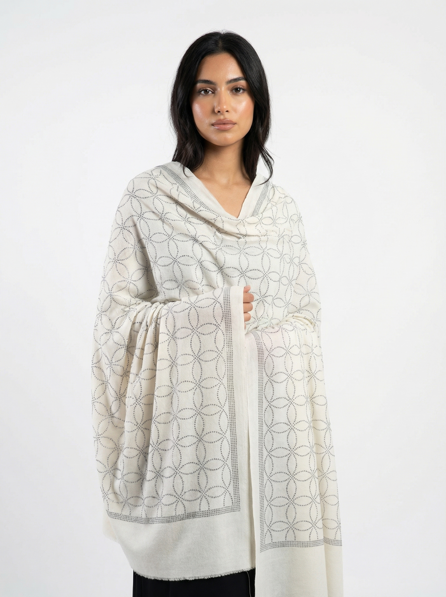All-Over Swarovski Pashmina Shawl All-Over Swarovski Pashmina Shawl