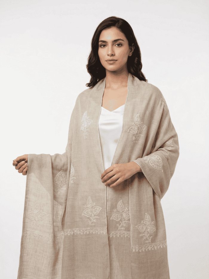 Pure Pashmina Hand Sozni Shawl