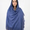 Pashmina Shawl With Intricate Lace Borders