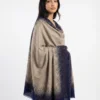 Pashmina Ombre Shawl With Pixel Fade Swarovski Border Pashmina Ombre Shawl With Pixel Fade Swarovski Border