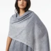 All-Over Swarovski Pashmina Shawl - Steel Mist Ombre Colour All-Over Swarovski Pashmina Shawl - Steel Mist Ombre Colour