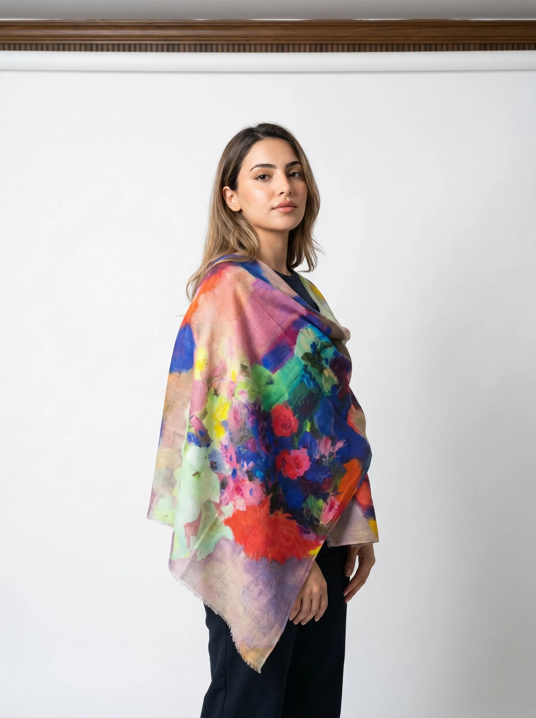 Cashmere Digital Printed Shawl