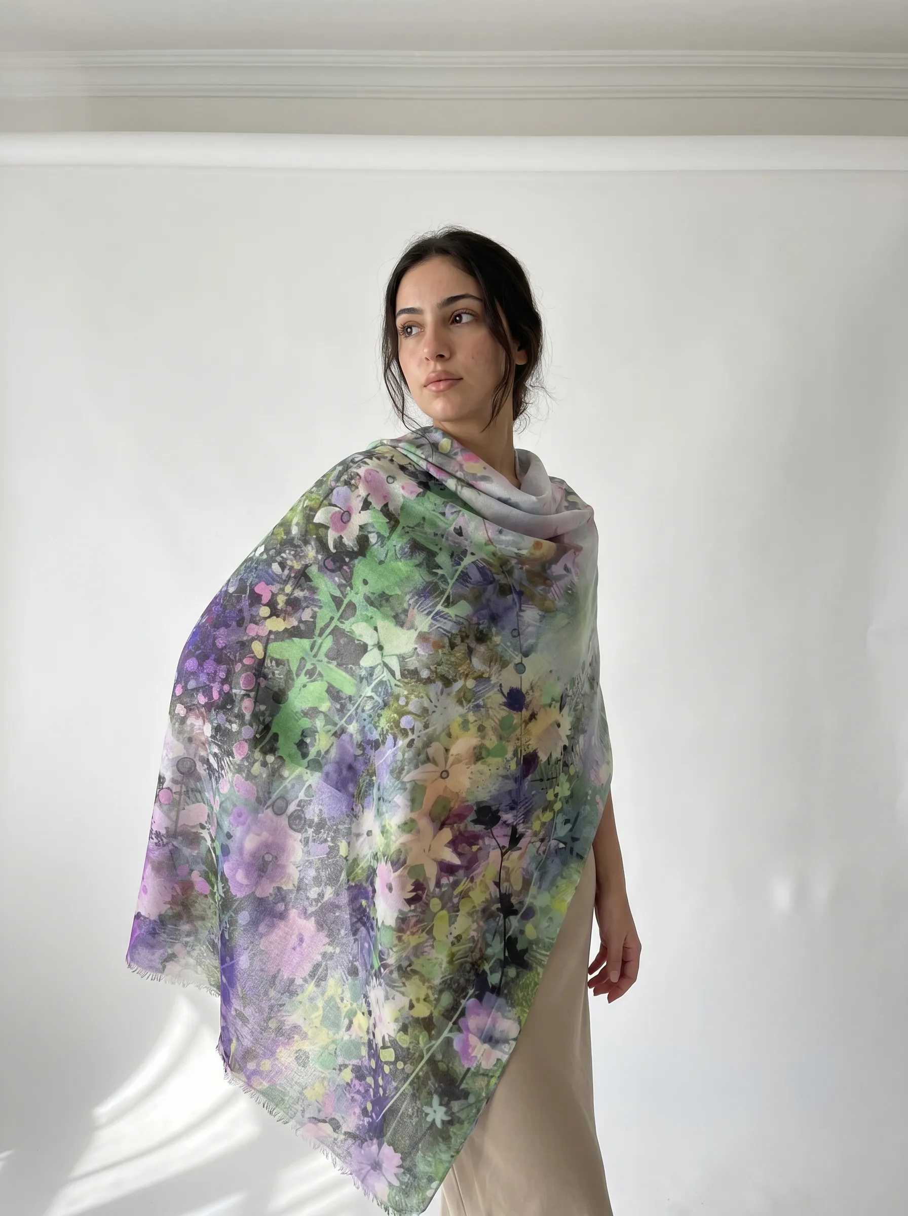 Cashmere Digital Printed Shawl