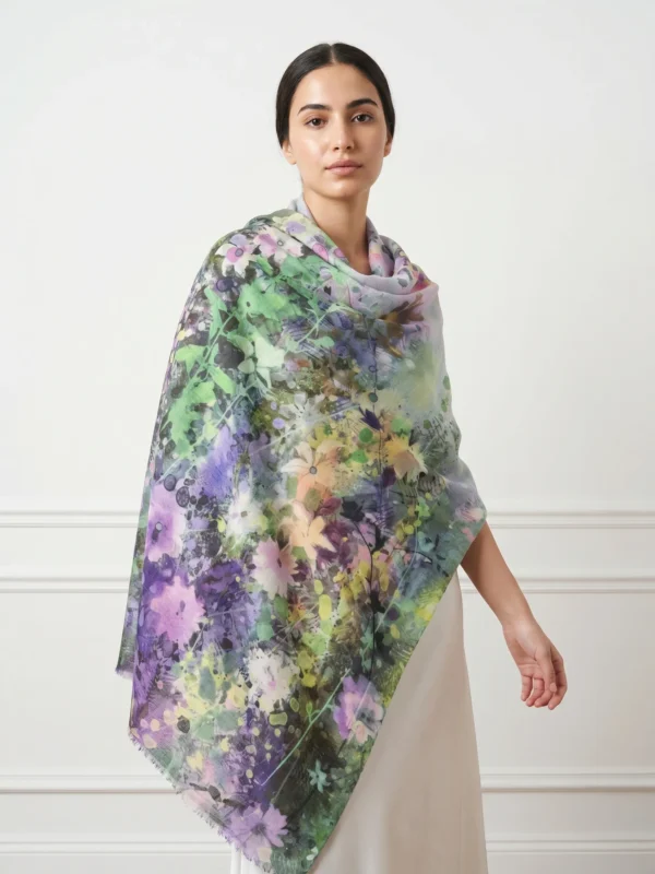 Cashmere Digital Printed Shawl