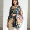 Multicolored Digitally Printed Cashmere Shawl