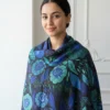 Digital Printed Cashmere Shawl - Multicolored