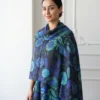 Digital Printed Cashmere Shawl - Multicolored