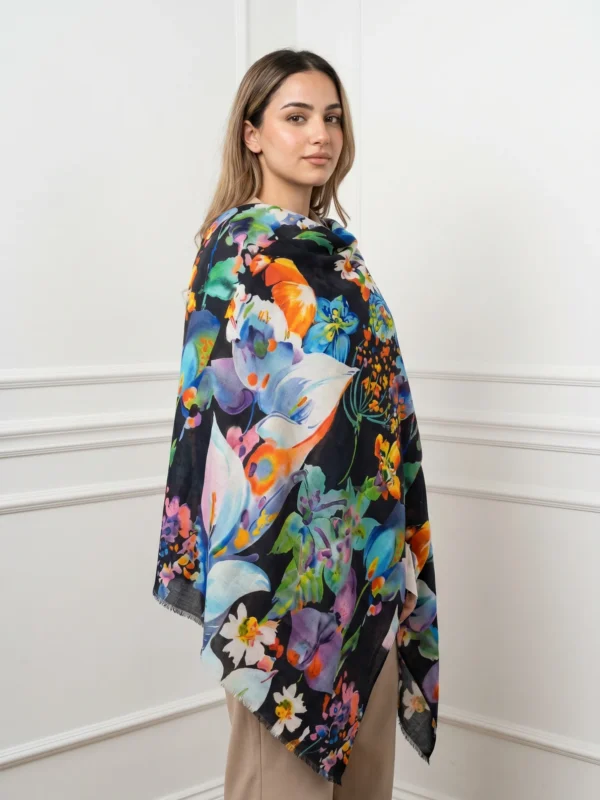 Digitally Printed Cashmere Shawl