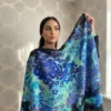 Printed Swarovski Lace Pashmina Shawl