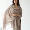 Pashmina Shawl With Lace Detailing