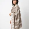 Lace Pashmina Shawl – Sand Beige