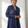 Cashmere Knitted Shrug With Lace