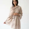 Rose Mist Lace Pashmina Shawl