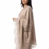 Rose Mist Lace Pashmina Shawl