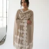 Lace Pashmina Shawl – Sand Beige