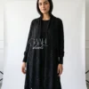 Black Swarovski Cashmere Knit Shrug