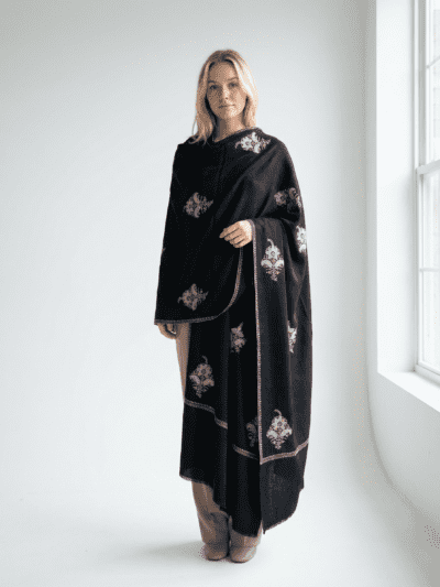 pure pashmina sozni embroidered shawl