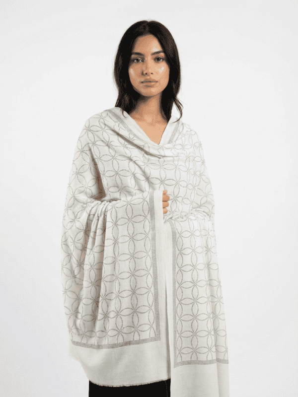 All-Over Swarovski Pashmina Shawl