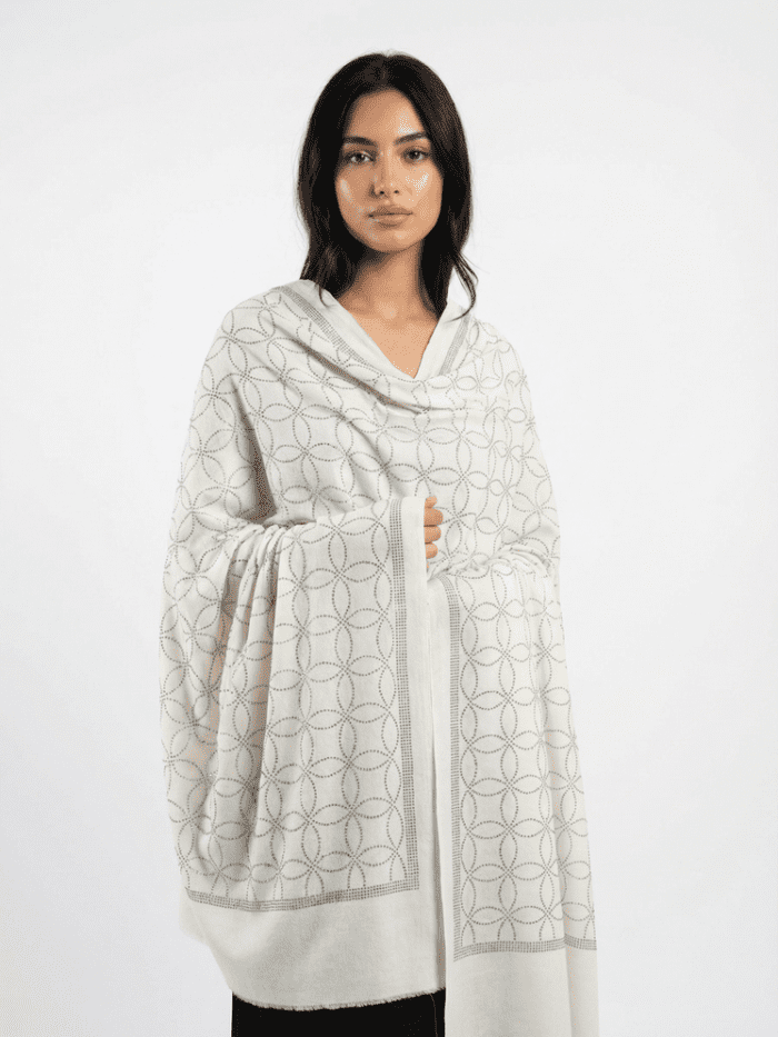 All-Over Swarovski Pashmina Shawl