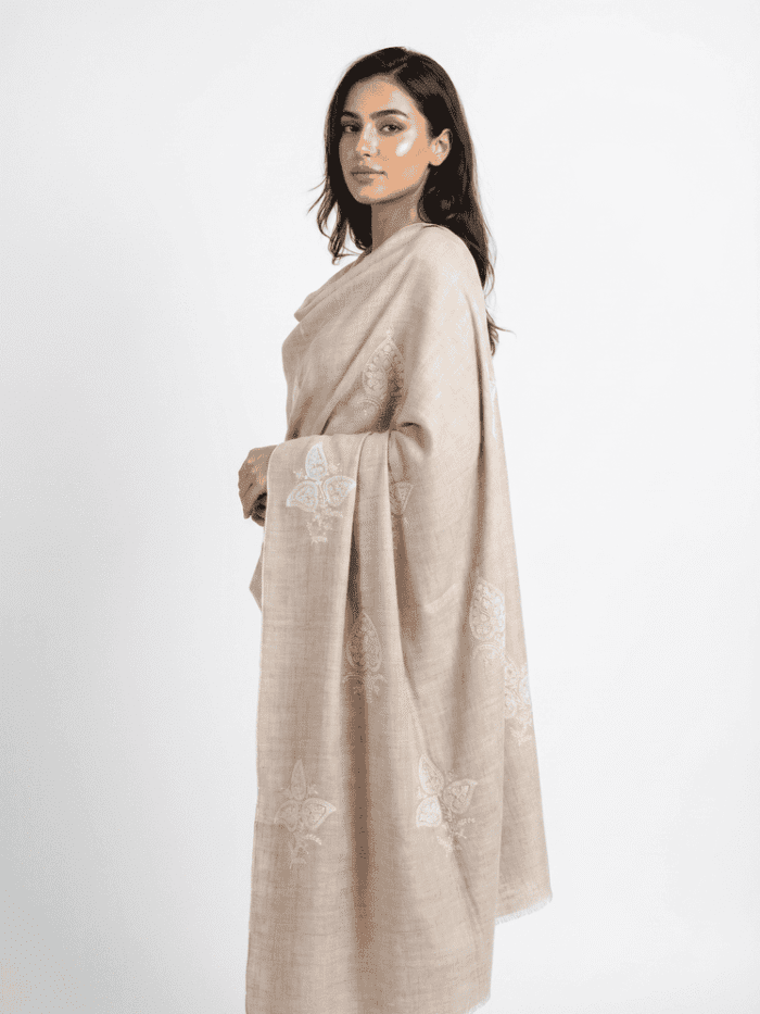 Pure Pashmina Hand Sozni Shawl