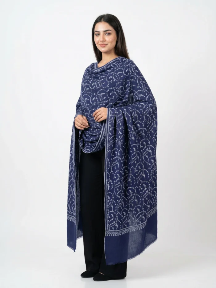 100% Pure Pashmina Hand Embroidered Shawl